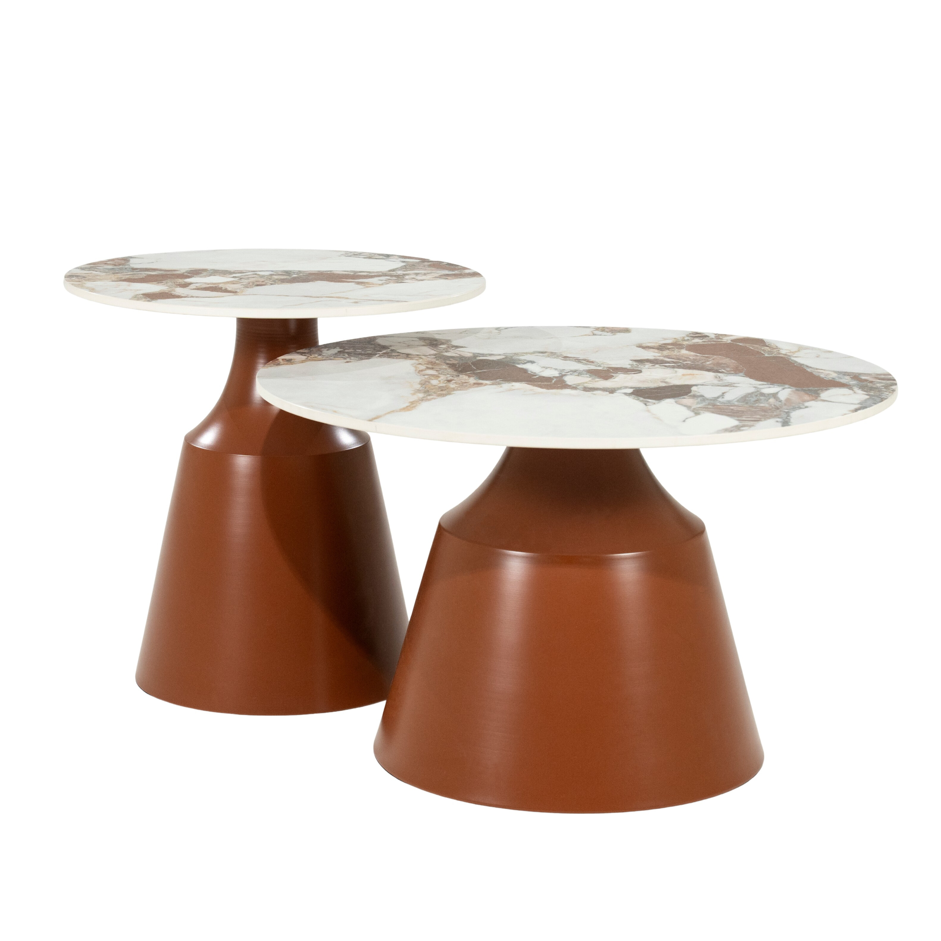 By-Boo Ronde Salontafel Roka Gesinterde steen