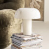 By-Boo Tafellamp GlowStone Resin - Wit | By-Boo