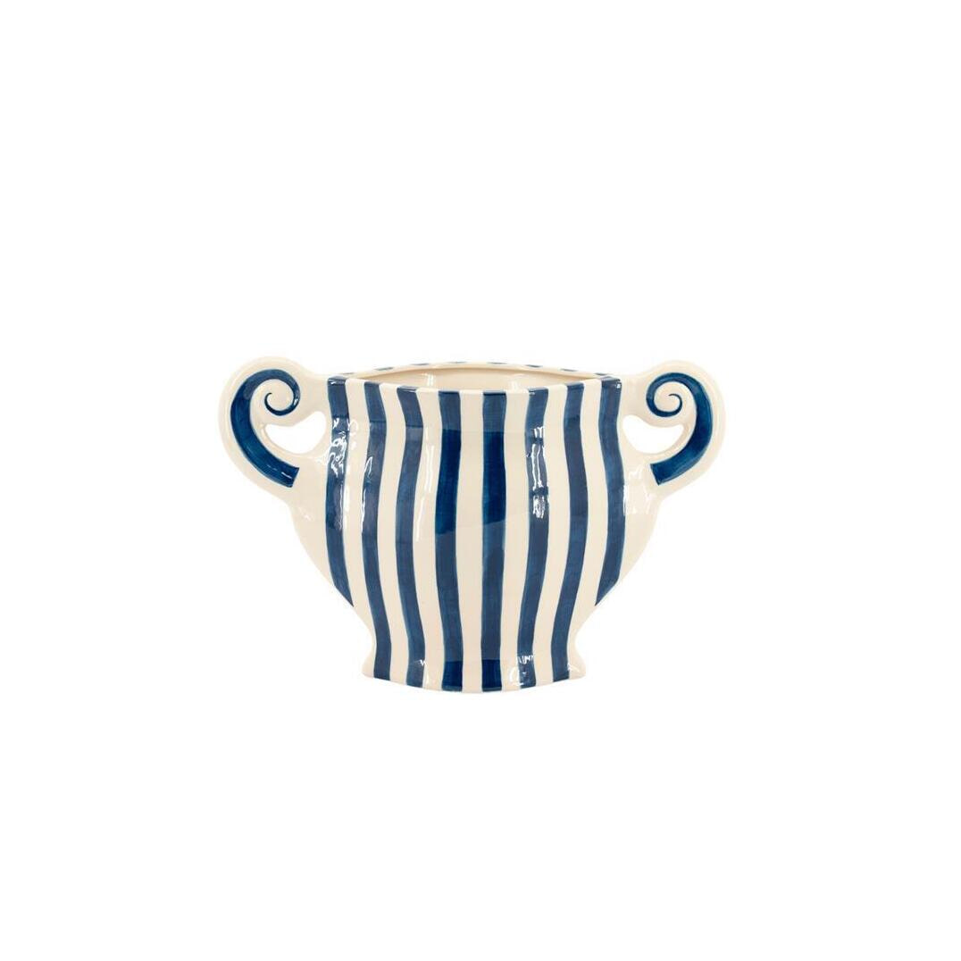 By-Boo Vaas Blu 3 27cm hoog - Blauw | By-Boo