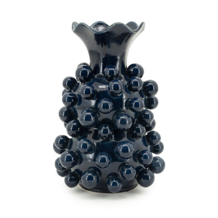 By-Boo Vaas Viro Geglazuurd aardewerk - Blauw | By-Boo