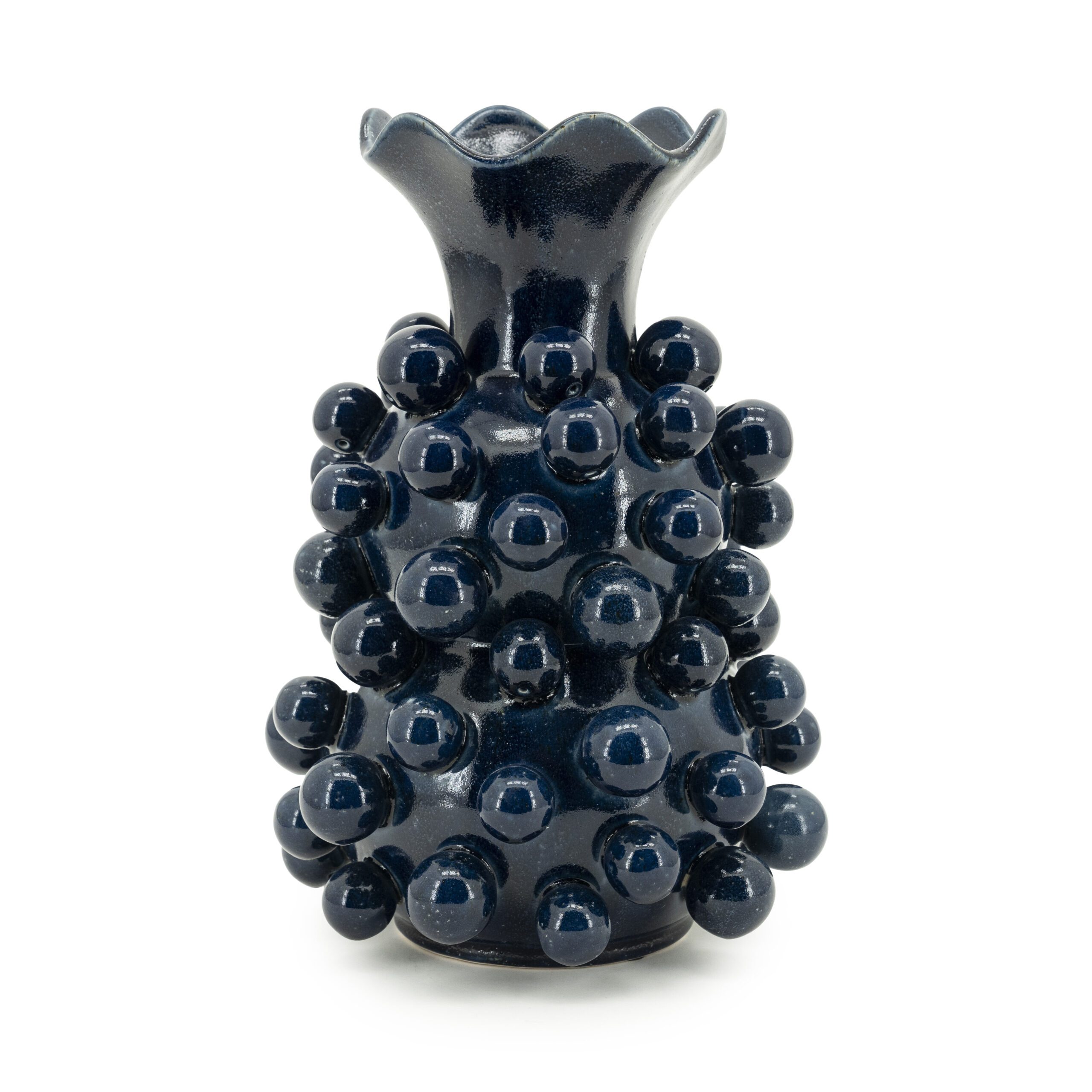 By-Boo Vaas Viro Geglazuurd aardewerk - Blauw | By-Boo