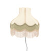 By-Boo Wandlamp Fringaloo Katoen en jute - Groen | By-Boo