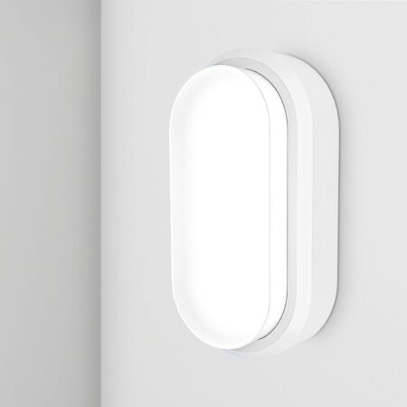 C-Series - LED Plafondlamp wit ovaal - Wandlamp - Scheepslamp - IP54 - 18 Watt 1830lm - 6500K Daglicht wit - voor binnen en buiten | HOFTRONIC