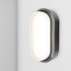 C-Series - LED Plafondlamp zwart ovaal - Wandlamp - Scheepslamp - IP54 - 12W 1160lm - 4000K neutraal wit - voor binnen en buiten | HOFTRONIC