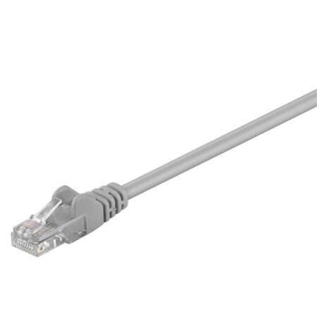 CAT5e-0200 UTP - U/UTP - 2m - RJ45 - UTP Kabel - Ethernet kabel - Internetkabel - Grijs | Goobay