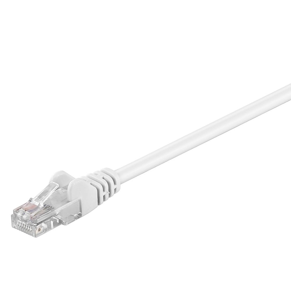 CAT5e-3000 UTP - U/UTP - 30m - RJ45 - UTP Kabel - Ethernet kabel - Internetkabel - Wit | Goobay