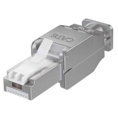 CAT6 RJ45 connector plug - STP - RJ45 - voor internetkabels - ethernet kabel - CAT kabel - gereedschapsloos | Goobay