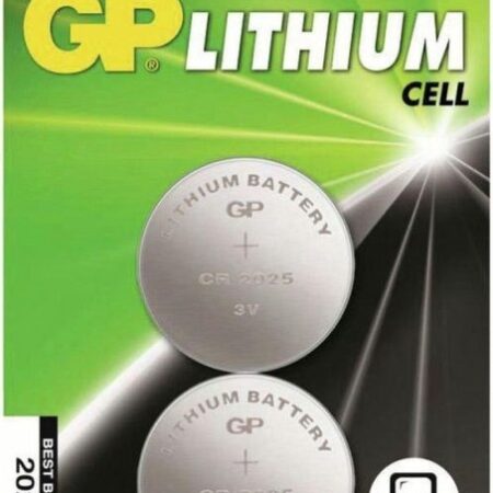 CR2025 GP Lithium Knoopcel 3V 2 Stuks | GP