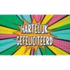 Cadeau-envelop gefeliciteerd 10st. | Merkloos