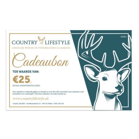 Cadeaubon 25 euro |