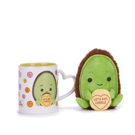 Cadeauset avocado - Let's avo cuddle - mok en knuffel | Love Hearts