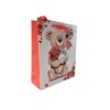 Cadeautasjes bloem beer 32x26x10 cm | Merkloos