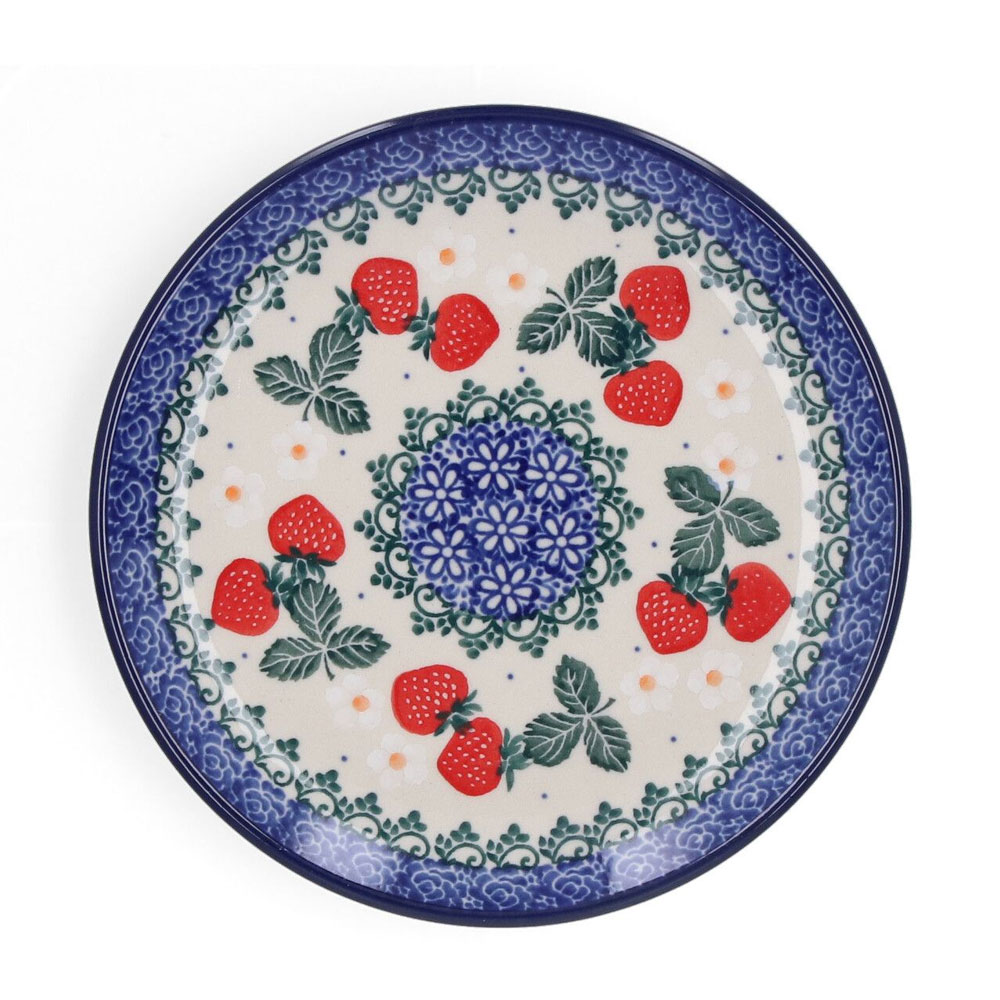 Cake dish 16cm - Strawberries | Bunzlau Castle