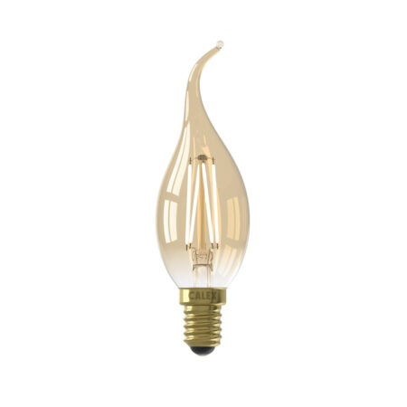 Calex Tip kaars goud 250LM |