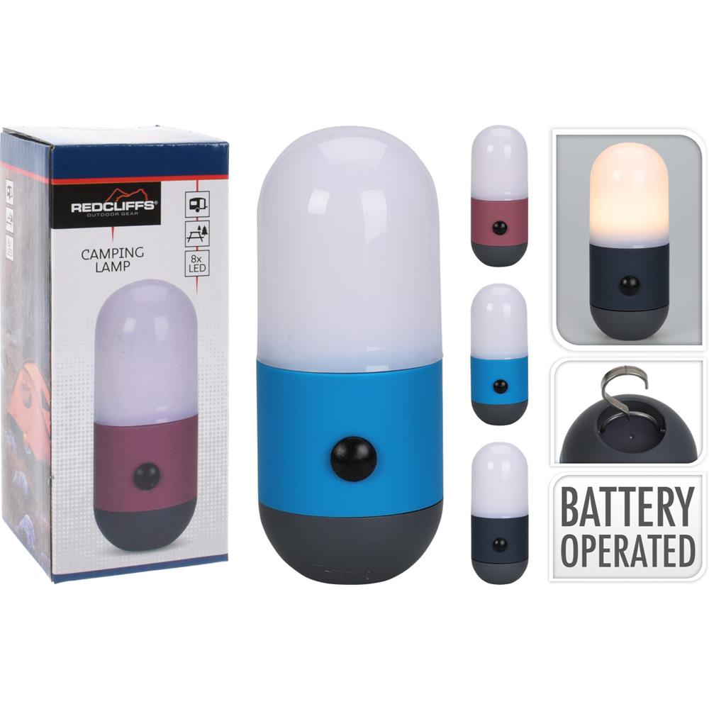 Camping LED lamp pil 6x6x14cm | Redcliffs