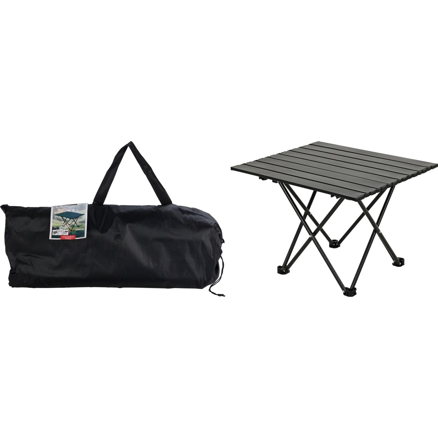 Campingtafel metaal zwart 56x40x46cm | Redcliffs