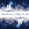 Candlecover Blue Christmas CC-76 | Candlecover