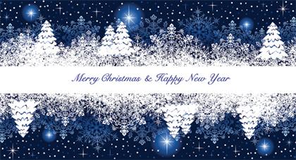 Candlecover Blue Christmas CC-76 | Candlecover
