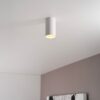 Canopus bianco s by LUSENZ - Cilindervormige opbouwspot in met mat witte coating | LUSENZ
