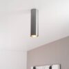 Canopus fero m by LUSENZ - Cilindervormige opbouwspot in geborsteld gunmetal grijs | LUSENZ