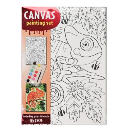 Canvas schilderset neutraal 18x25cm | Merkloos