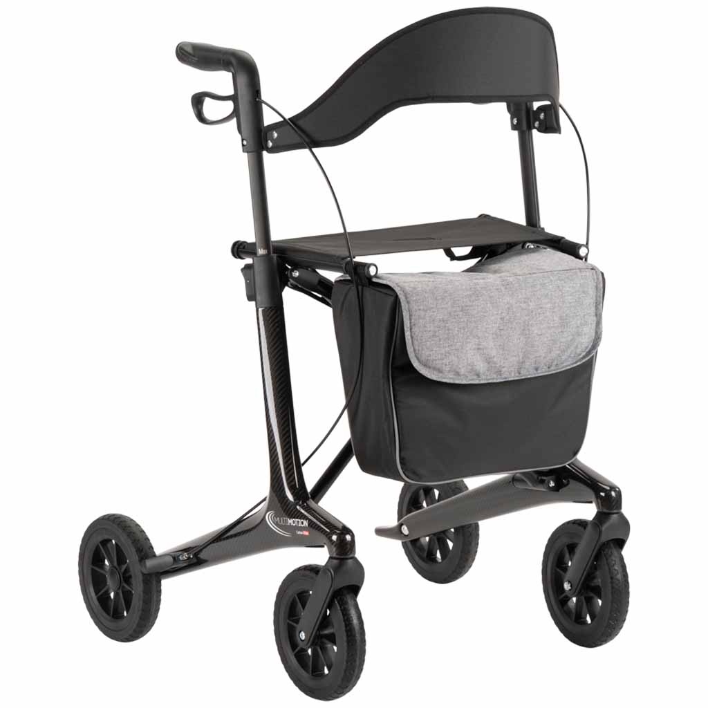 Carbon rollator met softwielen | Kies uw kleur : Carbon | MultiMotion | MultiMotion