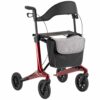 Carbon rollator met softwielen | Kies uw kleur : Rood | MultiMotion | MultiMotion