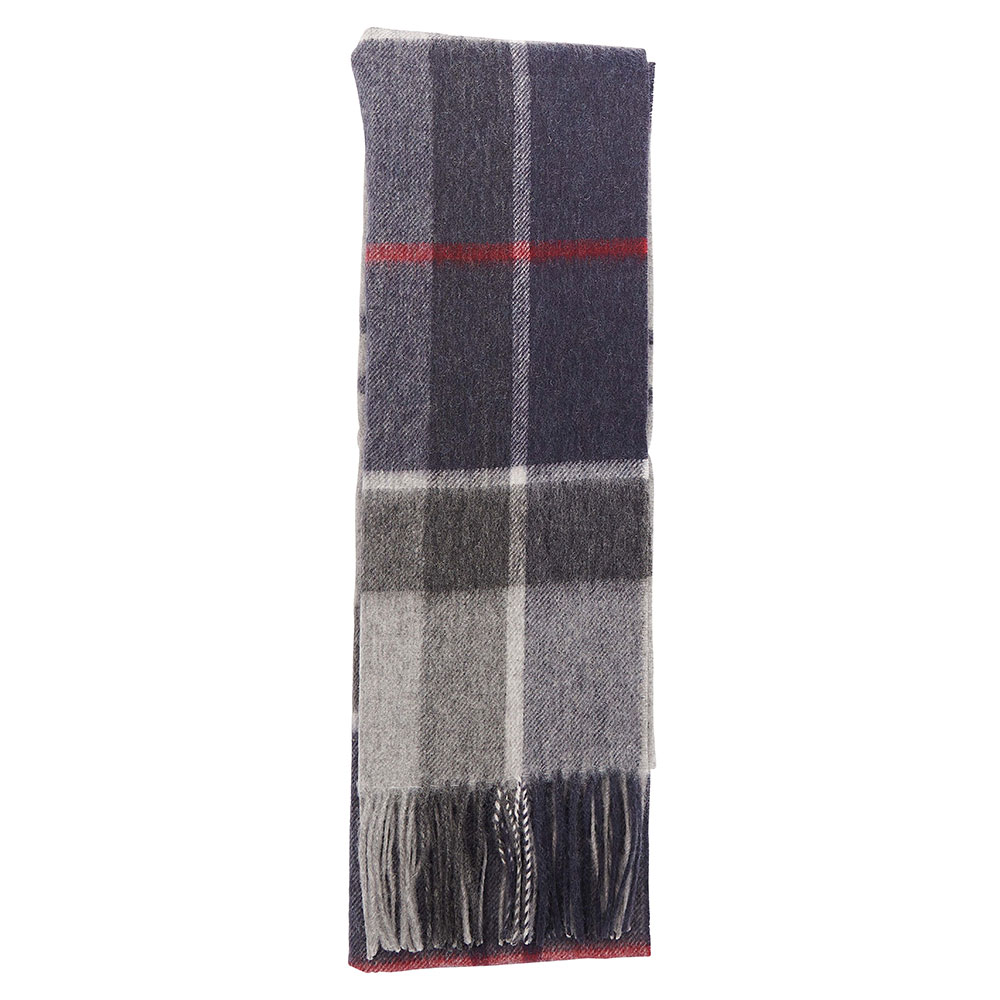 Carrbridge Tartan Scarf Blue Granite | Barbour
