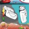 Cars 3D kleuren met 8-kleurige stift | Merkloos