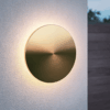 Casper L LED Wandlamp Goud - 2700K warm wit - 19 Watt - Rond - Muurlamp voor binnen en buiten | HOFTRONIC
