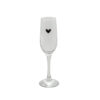 Champagneglas met hartje 200ml | Clayre&Eef