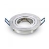 Chandler LED Inbouwspot - Kantelbaar armatuur - Diameter 90mm - GU10 Fitting incl. lamphouder - Rond - IP20 voor binnen - RVS | V-TAC