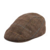 Cheviot Flat Cap Brown Herringbone | Barbour