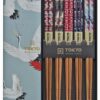 Chopsticks Set Crane - Tokyo Design Studio - 5 stuks met Giftbox | Tokyo Design Studio