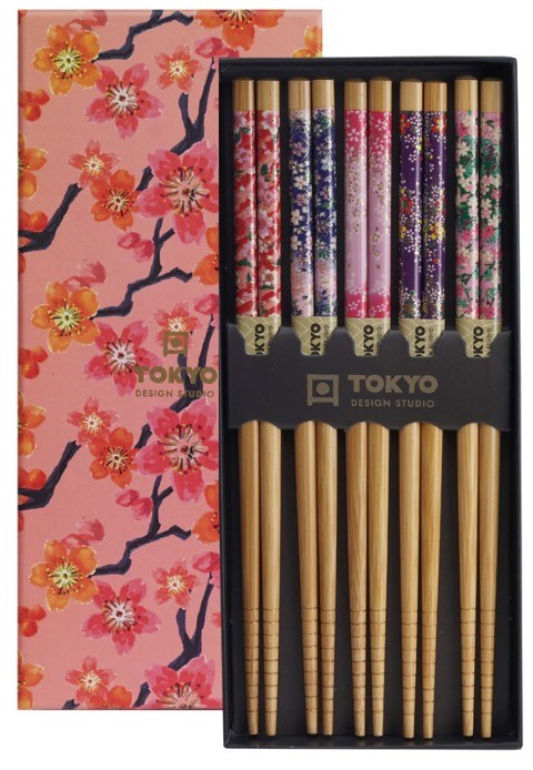 Chopsticks Set Sakura - Tokyo Design Studio - 5 paar | Tokyo Design Studio