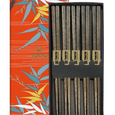 Chopsticks Set - Tokyo Design Studio - Donkerbruin - 5 paar | Tokyo Design Studio