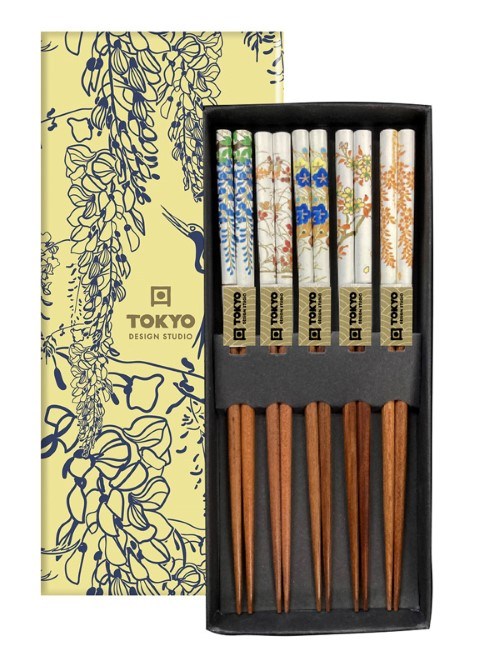 Chopsticks Set - Tokyo Design Studio - Floral - 5 paar | Tokyo Design Studio