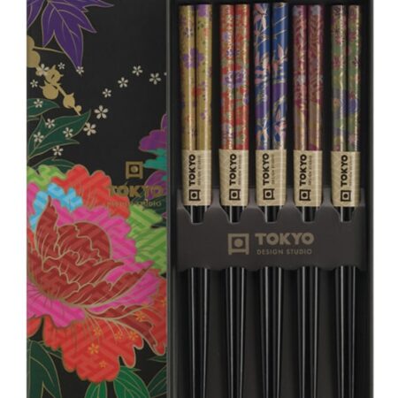 Chopsticks Set Tokyo Design Studio - Peony Bloem - 5 paar | Tokyo Design Studio