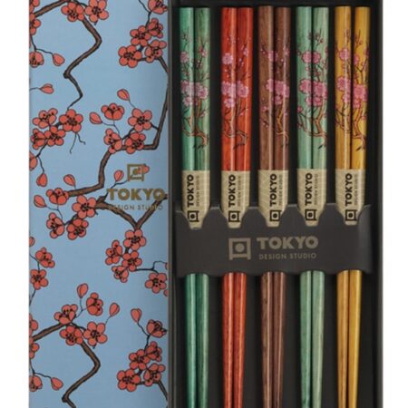 Chopsticks Set - Tokyo Design Studio - Sakura - 5 Paar | Tokyo Design Studio