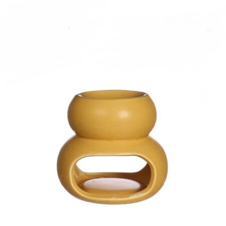 Chubby Geurbrander geel Ø10xH9cm | Ideas 4 Seasons