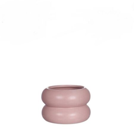Chubby bloempot roze Ø9xH6