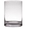 Cilindervaas Archer soda bubbles 15x20cm | Hakbijl Glass
