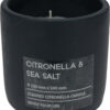 Citronella kaars in pot 10cm antraciet | Pro Garden