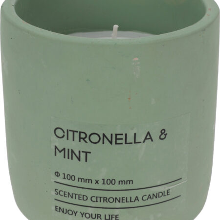 Citronella kaars in pot 10cm groen | Pro Garden