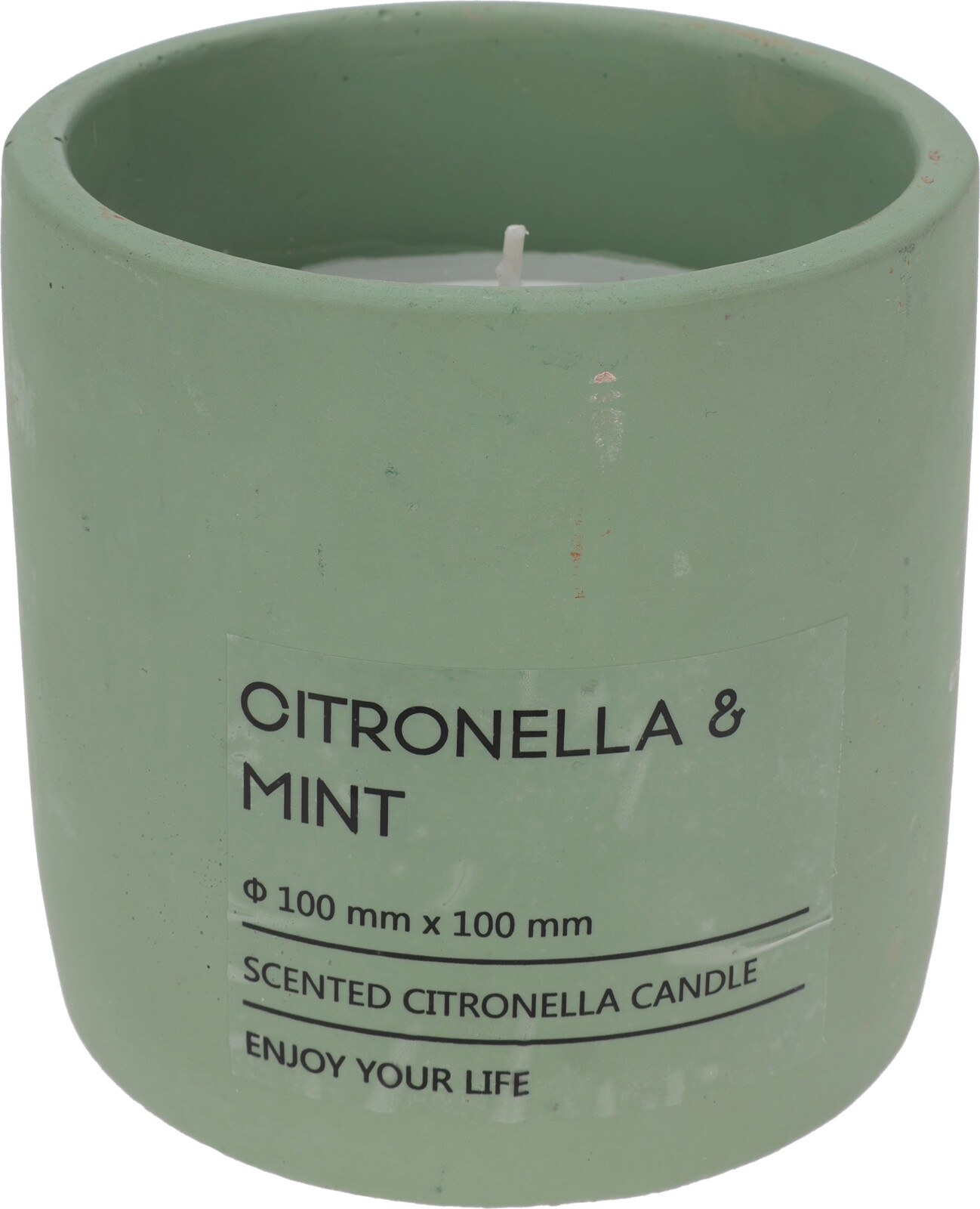 Citronella kaars in pot 10cm groen | Pro Garden