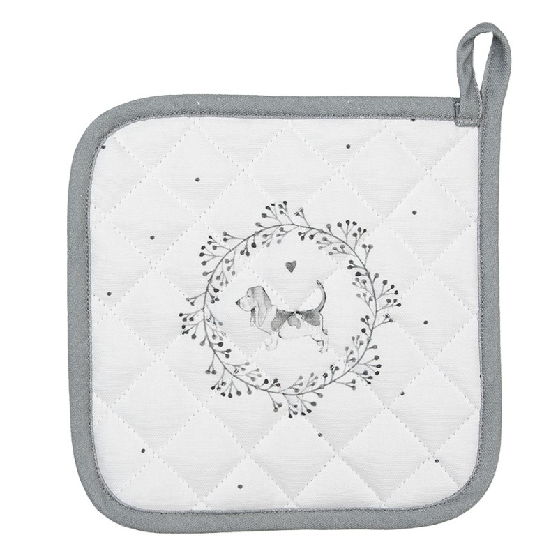 Clayre & Eef Pannenlap hond 20x20cm | Clayre & Eef