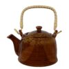 Clayre & Eef Theepot bruin/geel 750ml | Clayre & Eef