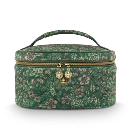 Cleo Beauty Case Quilted Daisy Dreams Green | PiP Studio
