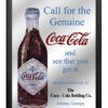 Coca Cola Genuine spiegel | Nostalgic Art