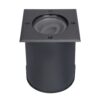 Cody LED Grondspot Zwart - Dimbaar - Excl. GU10 lichtbron - Kantelbaar - Overrijdbaar - Vierkant - IP67 waterdicht | HOFTRONIC